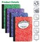 Better Office Products Composition Notebook, Wide Ruled, 100 Sheets, One Subject, 9.75in. x 7.5in. Asst'd Colors, 12PK 25212 - alternate 2